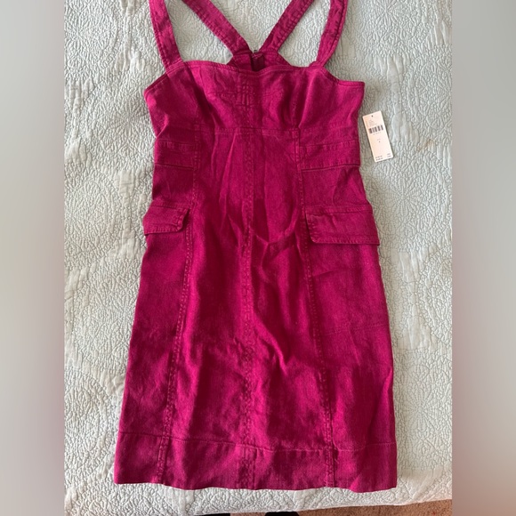 Anthropologie Square Neck Mini Dress - Size 4 - Picture 5 of 8